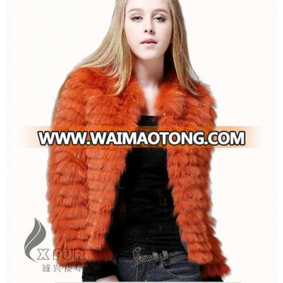 CX-G-A-78A Women Coats Genuine Raccoon Fur Bolero