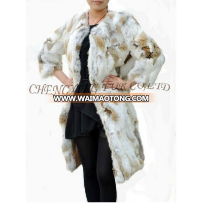 CX-G-A-97A New Arrive Genuine Rabbit Fur Women Coats And Jackets