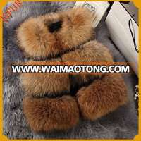 New stylish fur waistcoat raccoon fur wholesale women fur vest